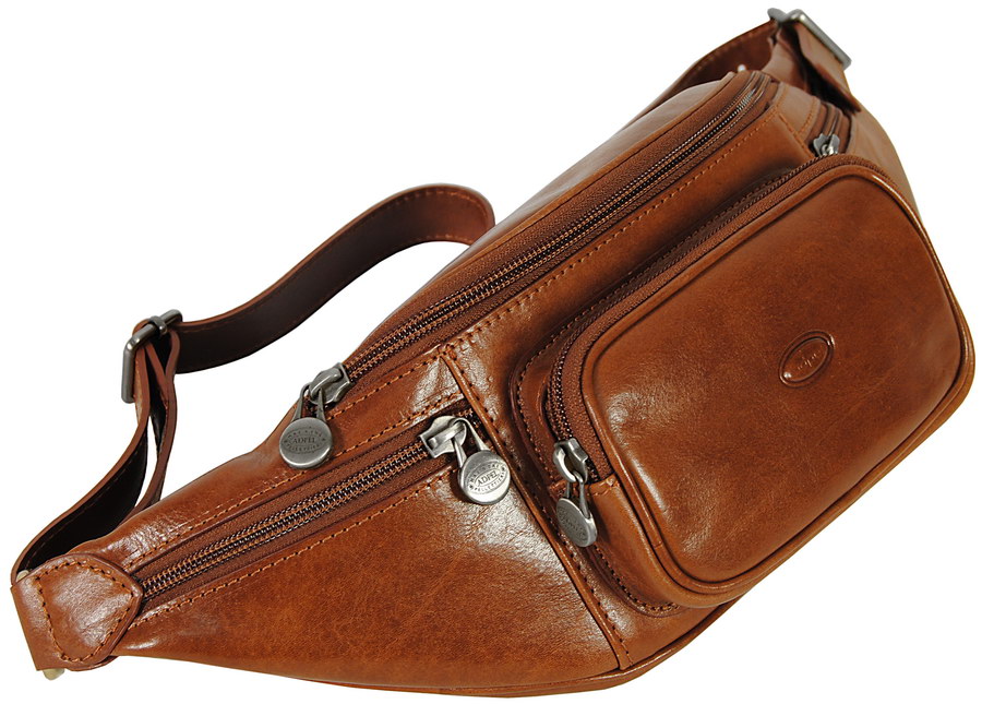 Bum bags and Cross sling in leather made in Italy Adpel & Acciaio
