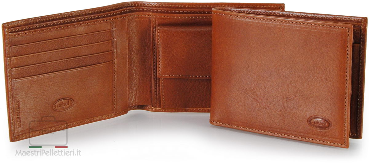 Men's wallets and billfold made in Italy, design Adpel & Acciaio