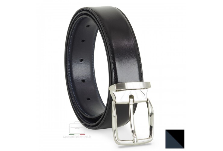 Wendegürtel Herren gürtel aus leder Schwarz Blau Wendegürtel Herren gürtel aus leder Schwarz Blau