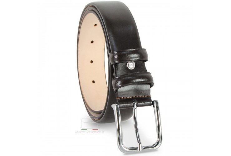 Herren Gürtel für Anzug aus leder Braun Herren Gürtel für Anzug aus leder Braun