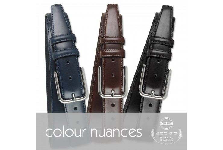 Man's belt in smooth leather Brown Man's belt in smooth leather Brown
