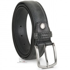 Cintura Uomo in cuoio chiaro Nero