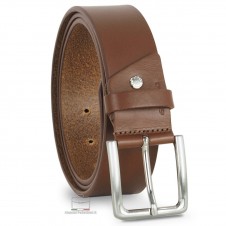 Cintura in Cuoio morbido 4cm Castagno/Marrone Cintura in Cuoio morbido 4cm Castagno/Marrone