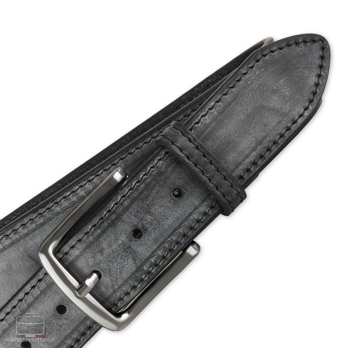 NormCorer Cintura Di Fibbia In Pelle Di Cuoio Genuino Per I Jeans  115 Cm Di Lunghezza Marrone