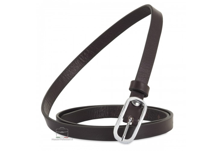 Damengürtel schmal 1.5cm, schnalle Jolie, leder Braun Damengürtel schmal 1.5cm, schnalle Jolie, leder Braun