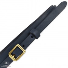Damengürtel schmal 1.5cm, schnalle Carré, leder Blau Damengürtel schmal 1.5cm, schnalle Carré, leder Blau