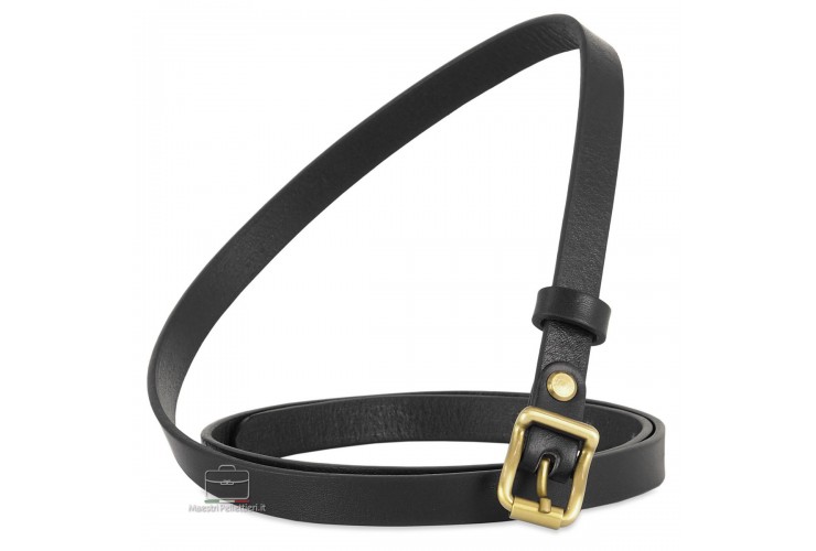 Damengürtel schmal 1.5cm, schnalle Carré, leder Schwarz Damengürtel schmal 1.5cm, schnalle Carré, leder Schwarz