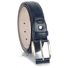Classic Blue Man's belt high italian quality