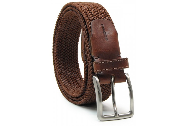 Cintura Elastica Unisex Intrecciata HASHIJI - Senza Fori Con Fibbia In Metallo, Regolabile, Per Golf, Ufficio E Tempo Libero