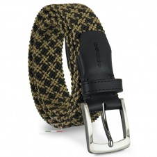 Cintura uomo intrecciata elastica multicolore Nero Army - fibbia Quarz **include omaggio** Cintura uomo intrecciata elastica multicolore Nero Army - fibbia Quarz **include omaggio**