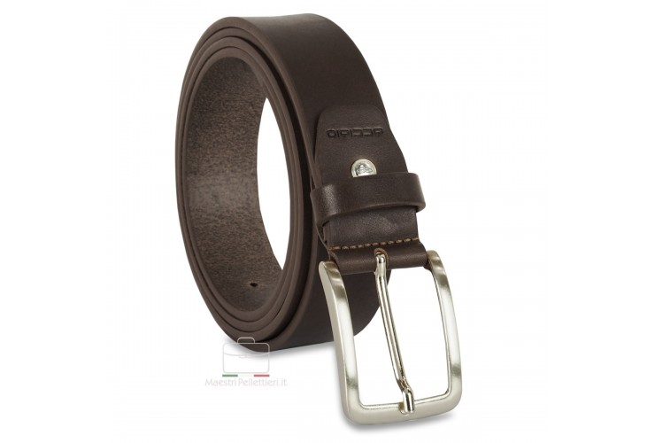Belt in thick Leather 3,5cm Brown Belt in thick Leather 3,5cm Brown