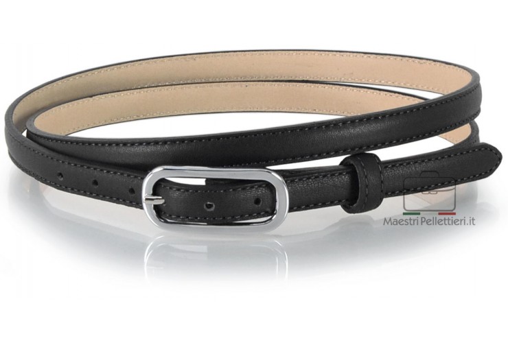 Cintura Donna Intrecciata Con Nappe 170 Cm – Sottile Cintura In Vita In Poliuretano, Accessorio Moda - 5