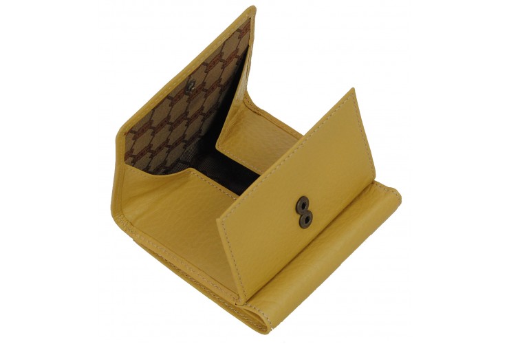 Kleine Mini-Geldbörse Portmonee Wiener Schachtel aus pflanzlich gegerbt leder Beige Kleine Mini-Geldbörse Portmonee Wiener Schachtel aus pflanzlich gegerbt leder Beige