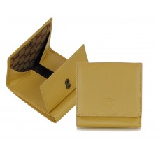  wallet with box coinpocket and 6 cards - Italian vegetable leather Beige