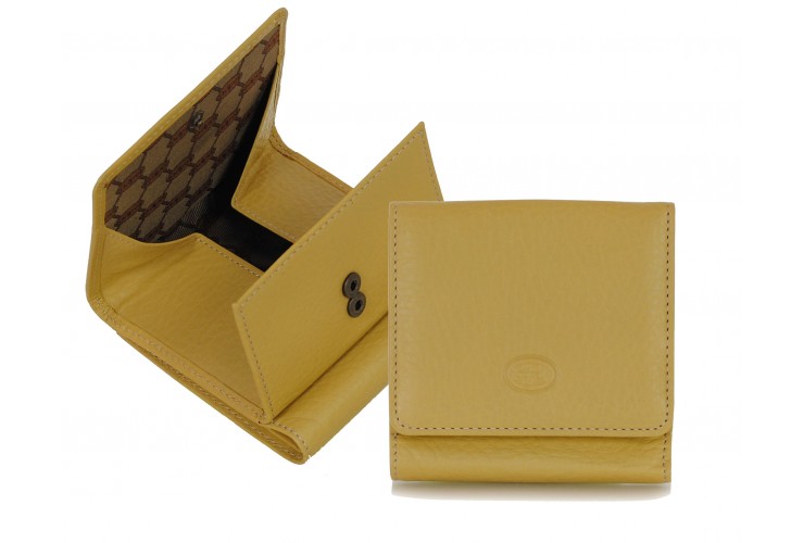 Kleine Mini-Geldbörse Portmonee Wiener Schachtel aus pflanzlich gegerbt leder Beige Kleine Mini-Geldbörse Portmonee Wiener Schachtel aus pflanzlich gegerbt leder Beige