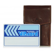 Cigarette packet holder soft Vegetable leather standard 20 - Honey