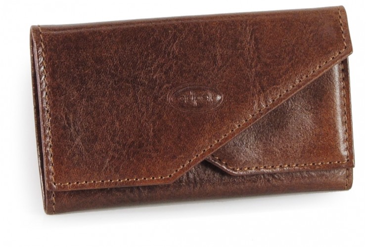 Porta biglietti da visita / credit card in pelle vegetale Marrone Porta biglietti da visita / credit card in pelle vegetale Marrone