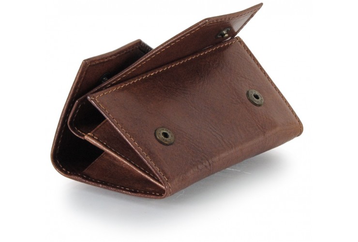 Porta biglietti da visita / credit card in pelle vegetale Marrone Porta biglietti da visita / credit card in pelle vegetale Marrone