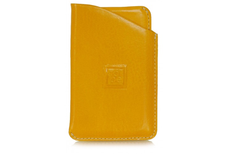 Visitenkartenetui kreditkarte hülle stilvolle aus leder 10cm Gelb Visitenkartenetui kreditkarte hülle stilvolle aus leder 10cm Gelb