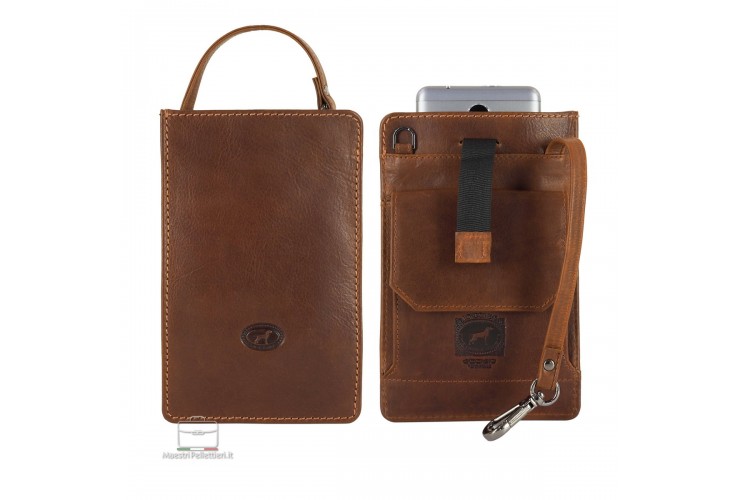 Flache Ledertasche für Mobiltelefone, leder Gürteltasche Blau Flache Ledertasche für Mobiltelefone, leder Gürteltasche Blau