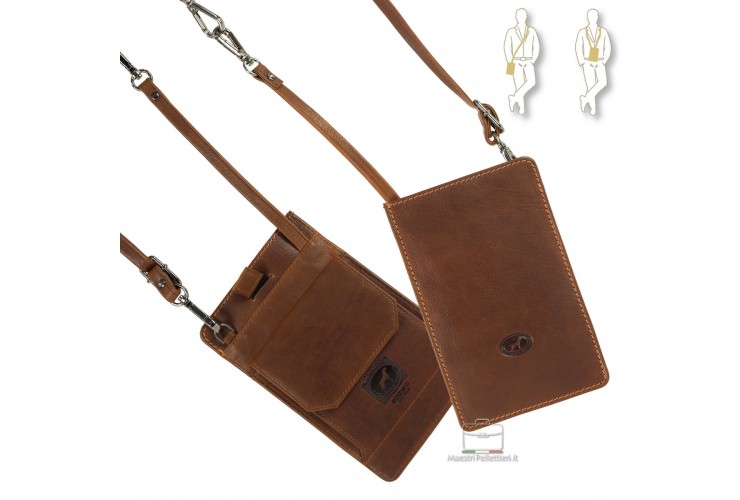 Cintura Per Soldi Cintura Porta Oggetti In Pelle – Borsello Da Appendere Per Monete, Passaporto, Cellulare, Fotocamera – Colore Nero – Modello 1014 Cintura Per Soldi Cintura Porta Oggetti In Pelle – Borsello Da Appendere Per Monete, Passaporto, Cellulare, Fotocamera – Colore Nero – Modello 1014