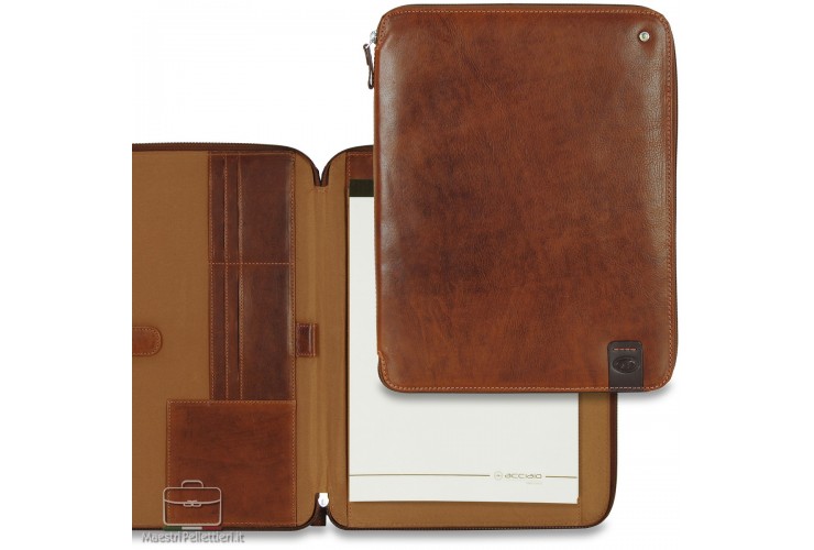 Document zip folder for notepad / iPad pro leather Chestnut Document zip folder for notepad / iPad pro leather Chestnut