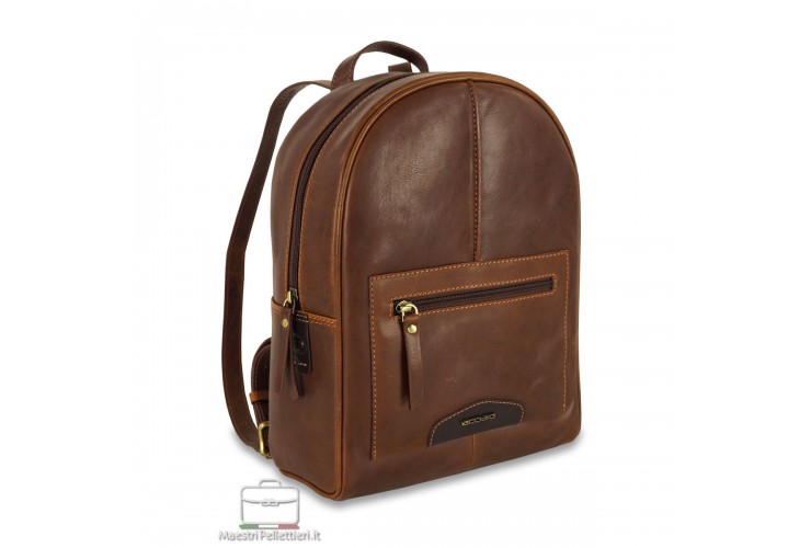 Damen Rucksack Victoria aus Leder Braun/Kastanie Damen Rucksack Victoria aus Leder Braun/Kastanie