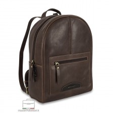 Women's backpack Victoria in leather Brown