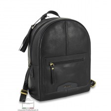 Women's backpack Victoria in leather Black