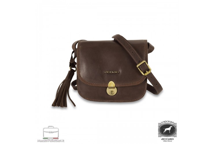 Mini borsa a tracolla in pelle Megan Marrone