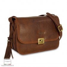 Borsa A Tracolla Donna In Pelle Vegana Con Custodia Per Cuffie - 26x7x16 Cm, Tracolla Regolabile