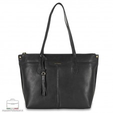 Borsa Shopping Mary in pelle Nero Borsa Shopping Mary in pelle Nero