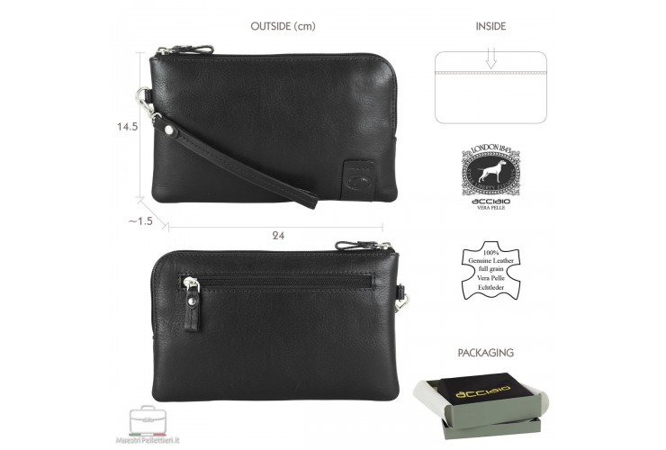 Handgelenktasche lederhandtasche aus leder