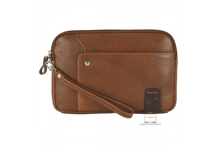 Pochette Uomo In Pelle PU Nera - Borsello Elegante Con Zip, 26x16x4 Cm, Per Ufficio, Viaggio E Appuntamenti - Foto 7