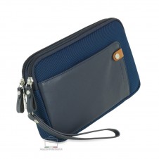 Borsello a mano pochette uomo Even 8" Blu Navy Borsello a mano pochette uomo Even 8" Blu Navy