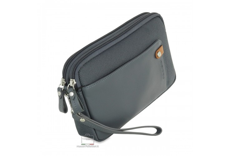 Borsello a mano pochette uomo Even 8" Grigio Borsello a mano pochette uomo Even 8" Grigio