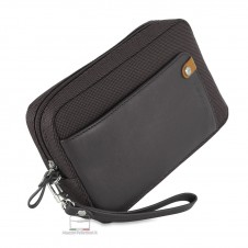 Men's wrist bag "Any" 8" pochette wristlet clutch Brown Men's wrist bag "Any" 8" pochette wristlet clutch Brown