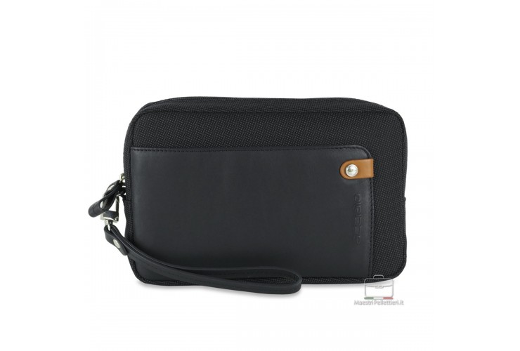 Men's wrist bag "Any" 8" pochette wristlet clutch Black