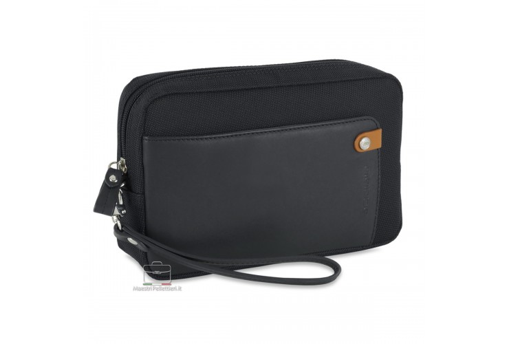 Men's wrist bag "Any" 8" pochette wristlet clutch Black