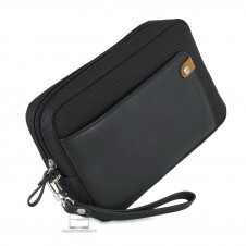 Men's wrist bag "Any" 8" pochette wristlet clutch Black Men's wrist bag "Any" 8" pochette wristlet clutch Black
