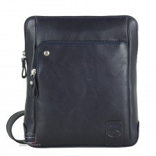 Men's shoulder bag Kensington leather Blue
