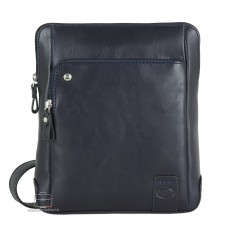 Borsello uomo a tracolla Kensington pelle Blu Borsello uomo a tracolla Kensington pelle Blu
