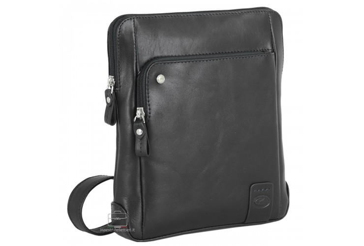 Men's shoulder bag Kensington leather Black Men's shoulder bag Kensington leather Black