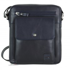 Men's shoulder bag Camdem Town leather Blue