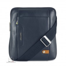 Borsello uomo a tracolla Sharp in pelle Blu