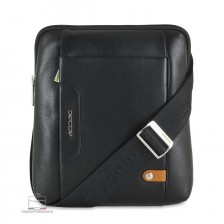 Borsello uomo a tracolla Sharp in pelle Nero**include omaggio** Borsello uomo a tracolla Sharp in pelle Nero**include omaggio**