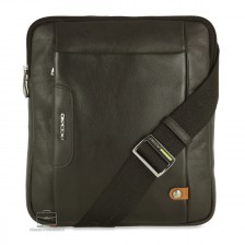 Borsello uomo porta iPad doppio vano Fusion in pelle Marrone Borsello uomo porta iPad doppio vano Fusion in pelle Marrone