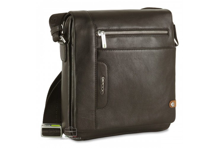 Borsello uomo a tracolla con patta Shift in pelle Marrone Borsello uomo a tracolla con patta Shift in pelle Marrone