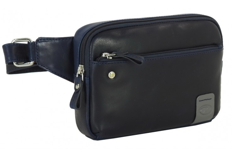 Brusttasche Gürteltasche aus Leder, tablet-fach 8' Blau 23cm Brusttasche Gürteltasche aus Leder, tablet-fach 8' Blau 23cm