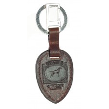 Schlüsselanhänger aus Leder Braun
